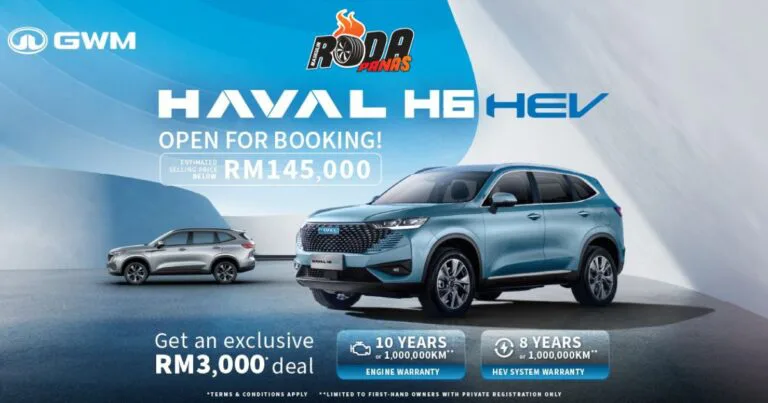 GWM HAVAL H6 HEV Kini Dibuka untuk Tempahan di Malaysia