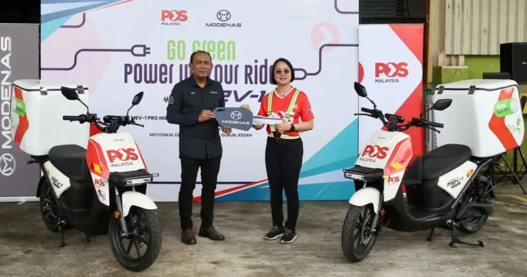 Modenas Serah 1092 Unit MEV-1 Pro kepada Pos Malaysia