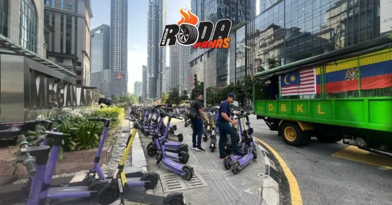 DBKL Sita 384 E-Skuter yang Diletakkan Merata Tempat