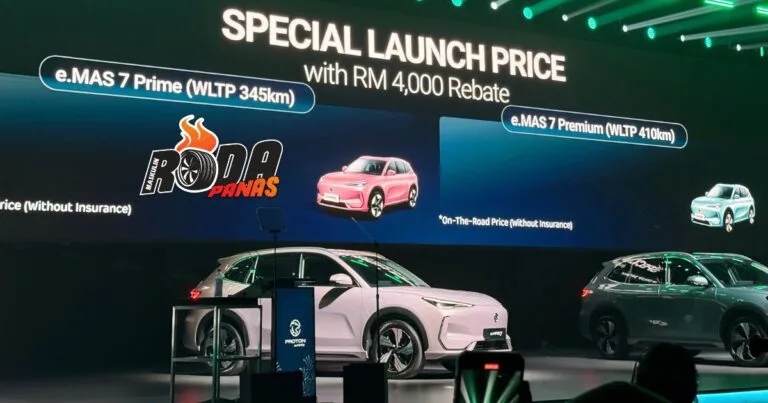 Proton eMas 7 Capai 2,500 Tempahan dalam Tangan!