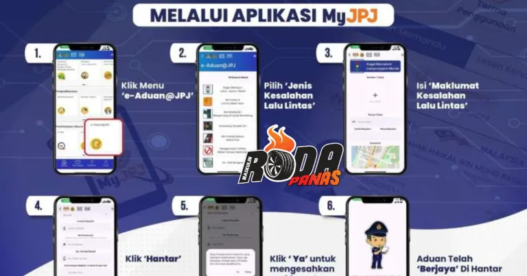 JPJ Tunjuk Cara Mudah Buat Aduan Kesalahan Lalu Lintas Guna Aplikasi MyJPJ