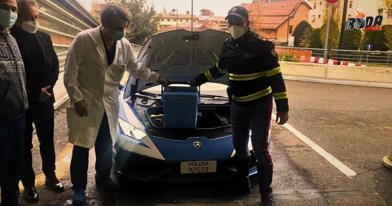 Polis Itali Guna Lamborghini Huracán Hantar Buah Pinggang Sejauh 700KM