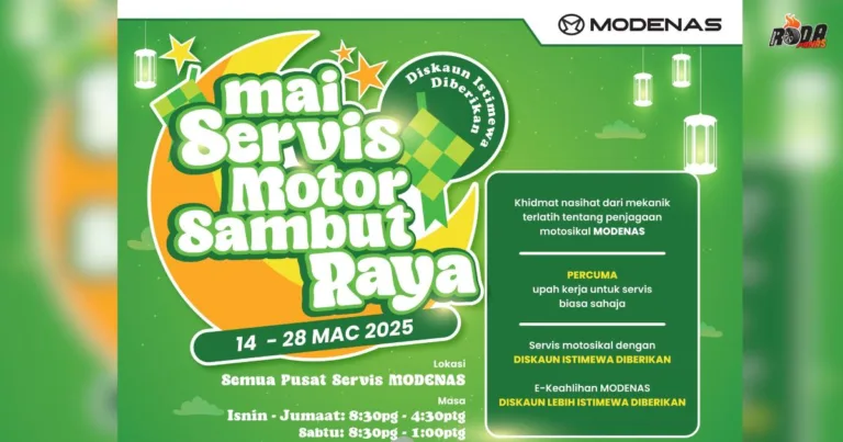 MODENAS Lancar Kempen ‘Mai Servis Motor Sambut Raya’