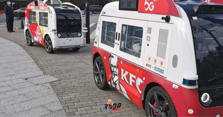 KFC Guna Kenderaan Pandu Sendiri di China