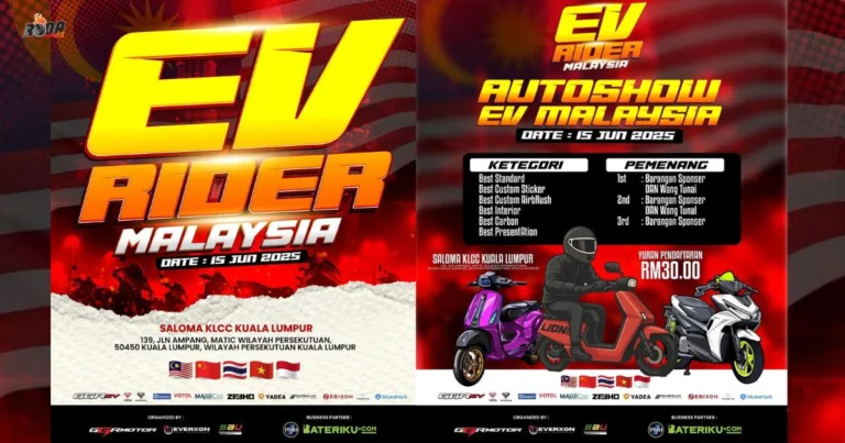 EV Rider Malaysia 2025 Bakal Gegar Kuala Lumpur