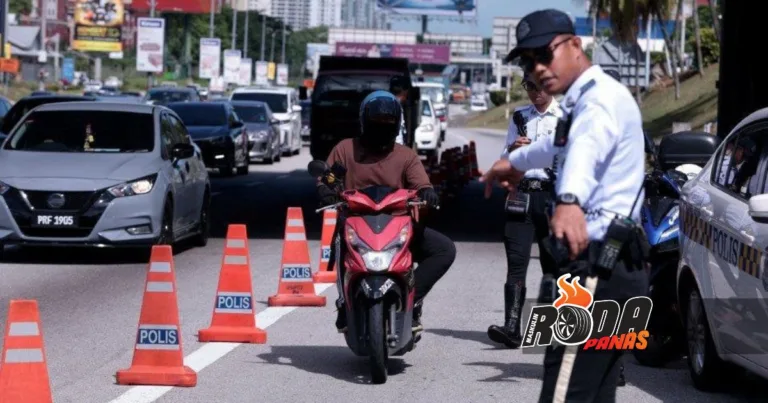 Polis Guna Dron Pantau Penunggang Ingkar Guna Laluan Motosikal di Lebuhraya Persekutuan