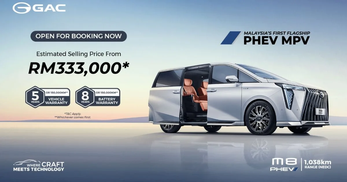 GAC Malaysia Perkenal EMKOO & M8 PHEV