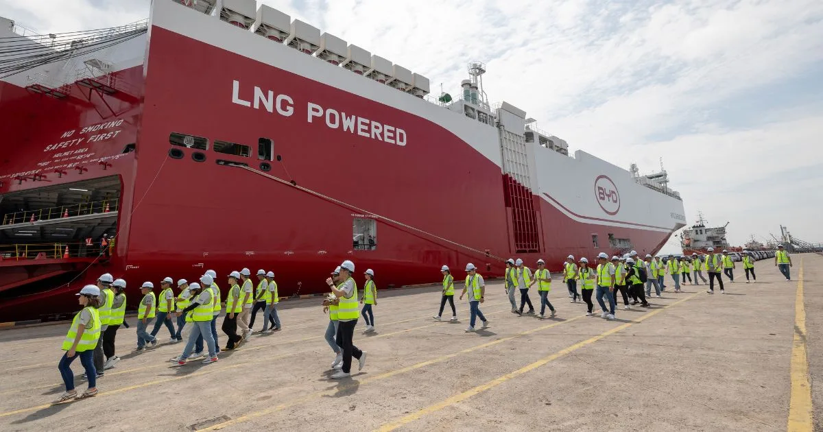 Kapal Pengangkut Khas BYD Zhengzhou Tiba di Malaysia