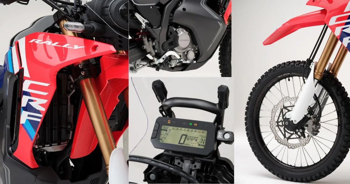 Honda CRF250 Rally Tampil dengan Warna Baharu Extreme Red