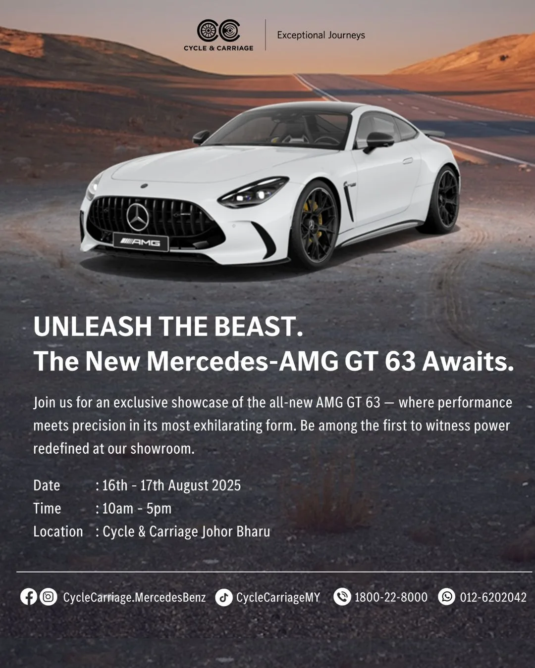 Cycle & Carriage Anjur Mercedes-Benz Roadshow Ogos Ini