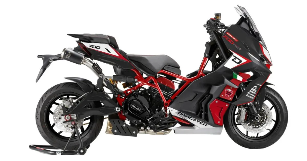 Italjet Dragster 700 Twin Dengan Komponen Öhlins, Brembo & Akrapovič 9 Italjet Dragster 700 Twin Dengan Komponen Öhlins, Brembo & Akrapovič