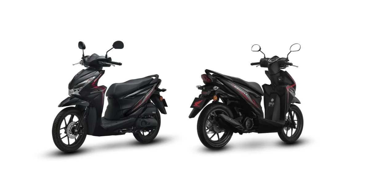 Honda BeAT Kini Dengan Dua Warna Baharu Hitam & Putih