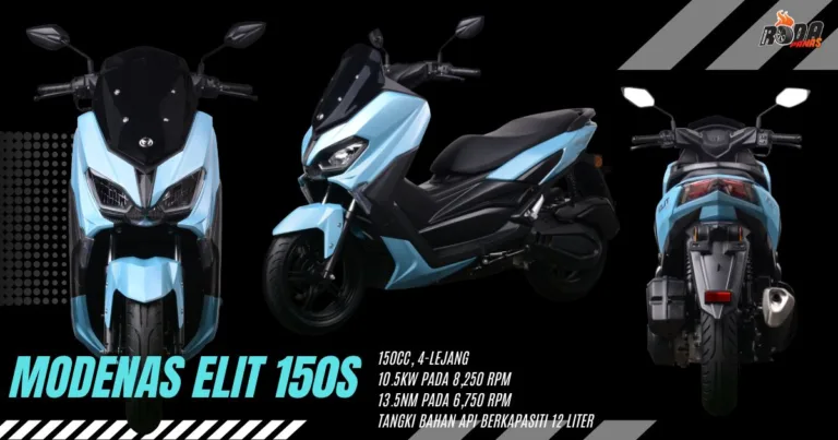 MODENAS lancar ELIT 150S, Harga RM7,877!