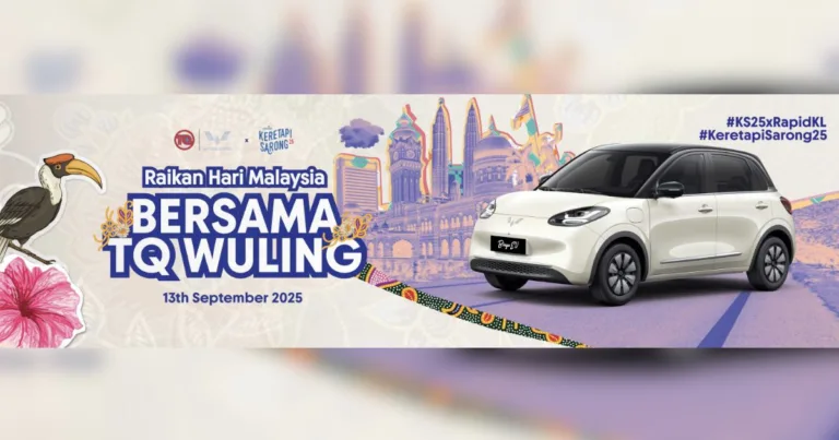 TQ Wuling Bingo EV Sertai Keretapi Sarong 2025