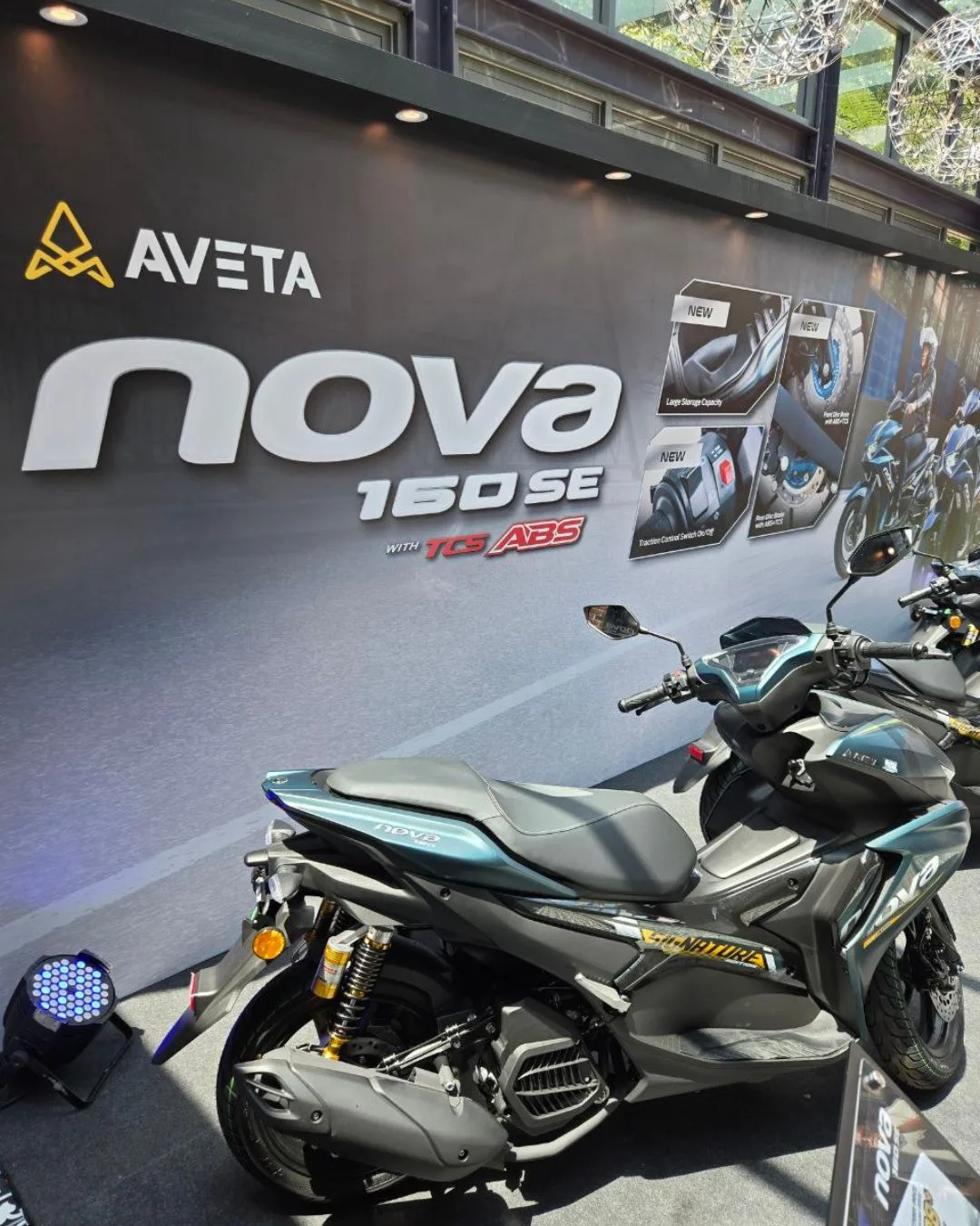Aveta Nova 160 SE Dilancar, Tambah Sistem ABS & TCS, Harga Bermula RM8,088 11 Aveta Nova 160 SE Dilancar, Tambah Sistem ABS & TCS, Harga Bermula RM8,088