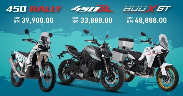 KOVE Rasmi Dilancarkan di Malaysia, Model 450R dan 800X GT Kini Ditawarkan dari RM33,888