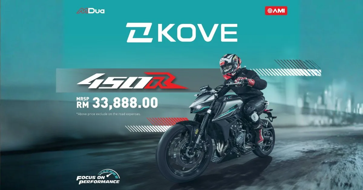 KOVE Rasmi Dilancarkan di Malaysia, Model 450R dan 800X GT Kini Ditawarkan dari RM33,888