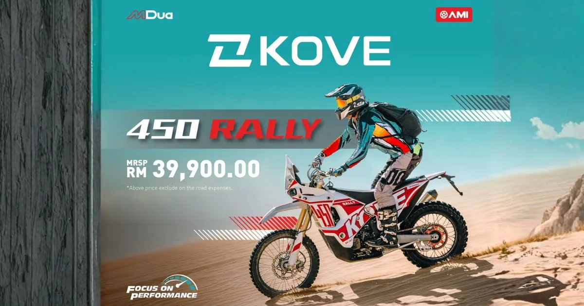 KOVE Rasmi Dilancarkan di Malaysia, Model 450R dan 800X GT Kini Ditawarkan dari RM33,888
