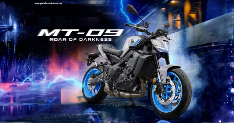 Yamaha MT-09 2025 Kini Hadir Dengan Warna Baru Lightning Blue