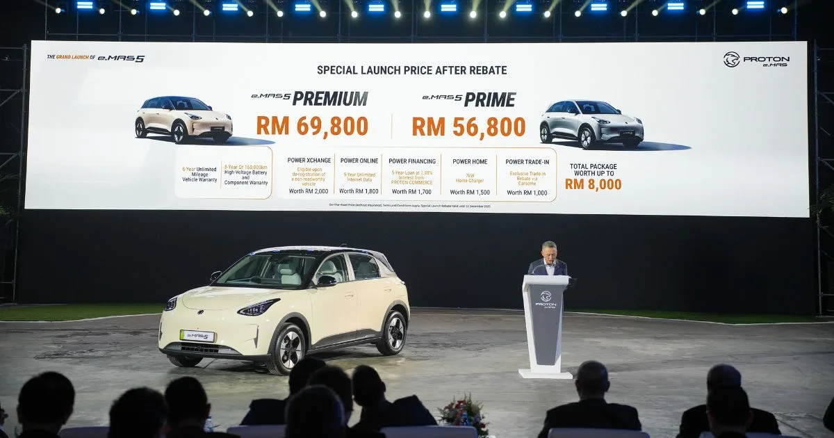 PROTON e.MAS 5: EV Mampu Milik Pertama Malaysia 5 PROTON e.MAS 5: EV Mampu Milik Pertama Malaysia