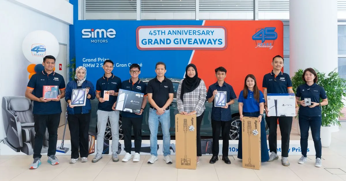 Sime Motors Umum Pemenang Sulung Kempen Ulang Tahun ke-45 3 Sime Motors Umum Pemenang Sulung Kempen Ulang Tahun ke-45