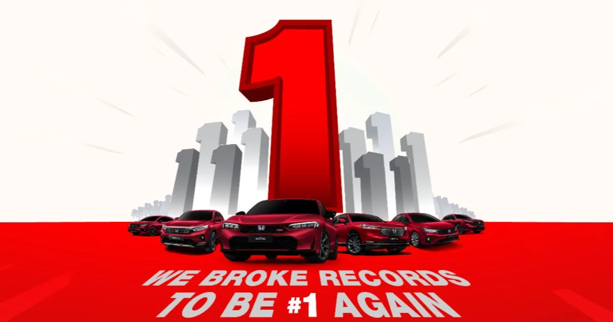 Honda Malaysia 25 Tahun, Ganjaran Keseluruhan RM1 Juta Melalui Kempen “Because of You”