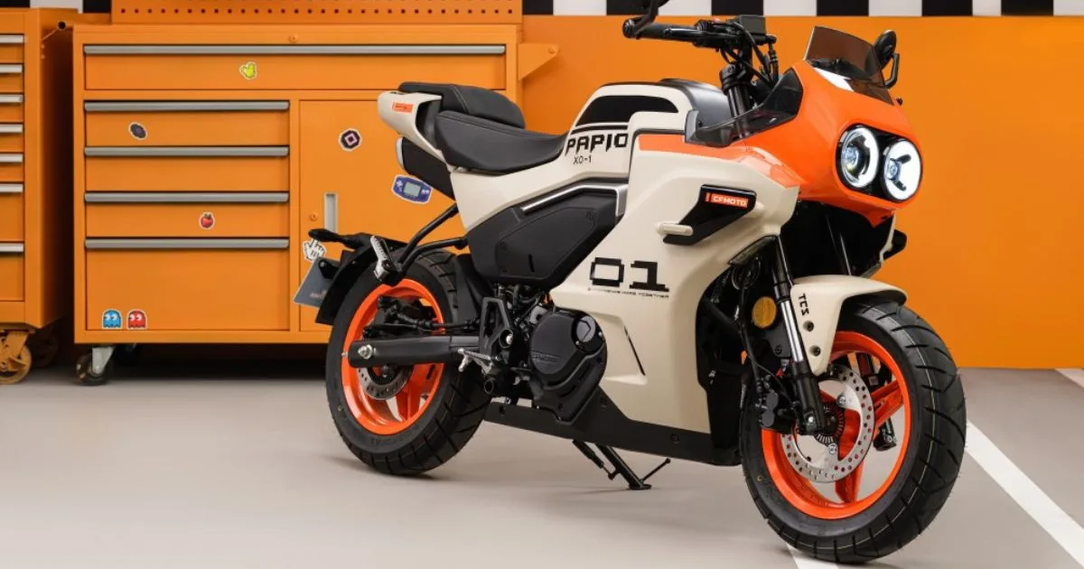 CFMOTO XO PAPIO RACER Tampil Dengan Rekaan Retro Racing