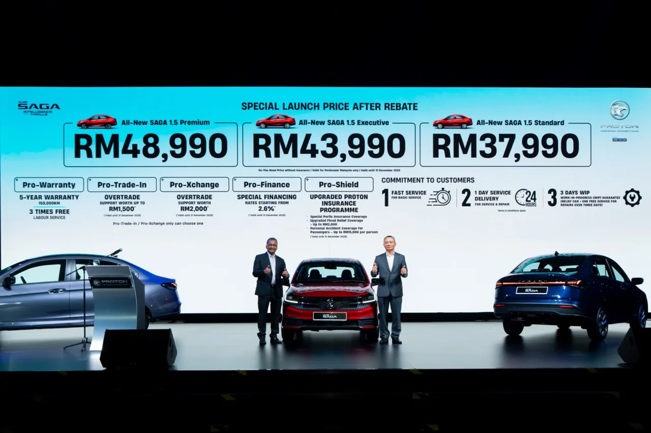 Proton Saga Serba Baharu Lebih Pintar & Selamat
