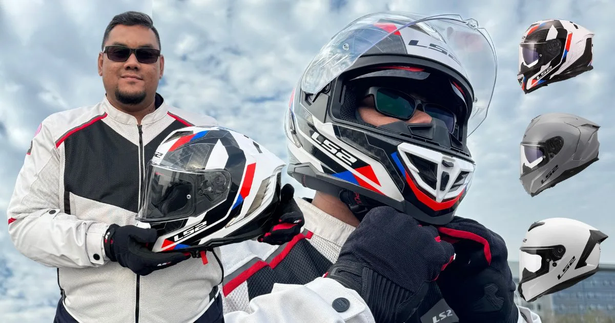 LS2 Perkenal Tiga Topi Keledar Full Face Baharu & Jaket