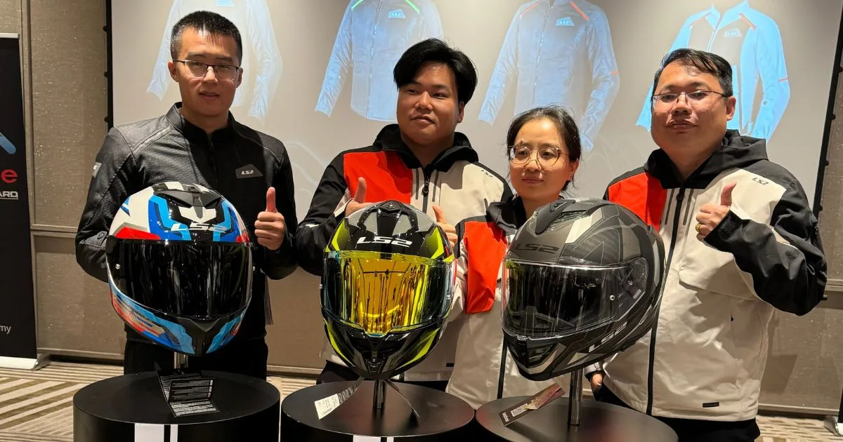 LS2 Perkenal Tiga Topi Keledar Full Face Baharu & Jaket