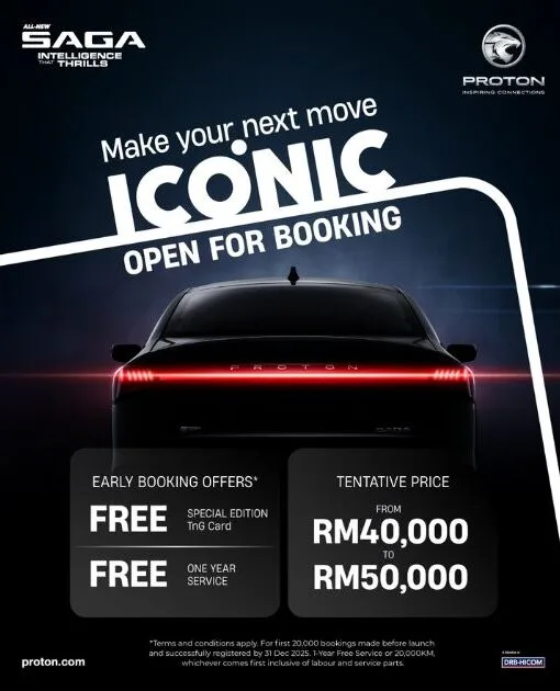 PROTON Saga Serba Baharu Kini Boleh Ditempah!