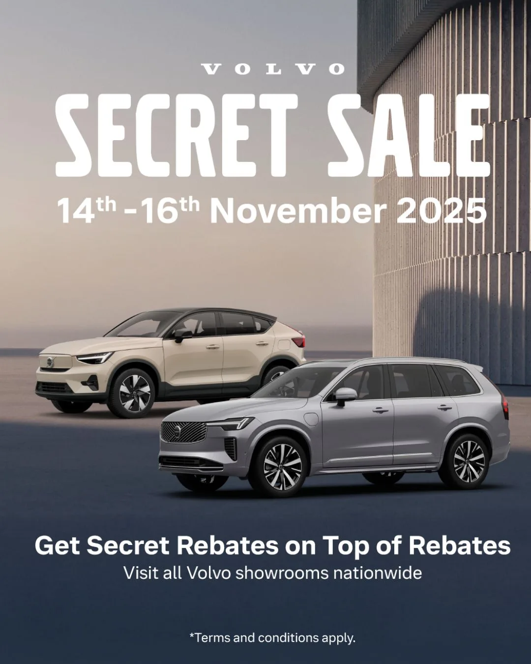Volvo Anjur Secret Sales Dari 14–16 November Dengan Tawaran Terhad 3 Hari Sahaja