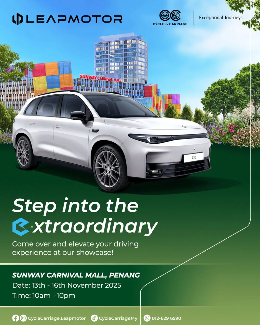 Cycle & Carriage Anjur Jelajah Leapmotor C10 di Lembah Klang & Pulau Pinang