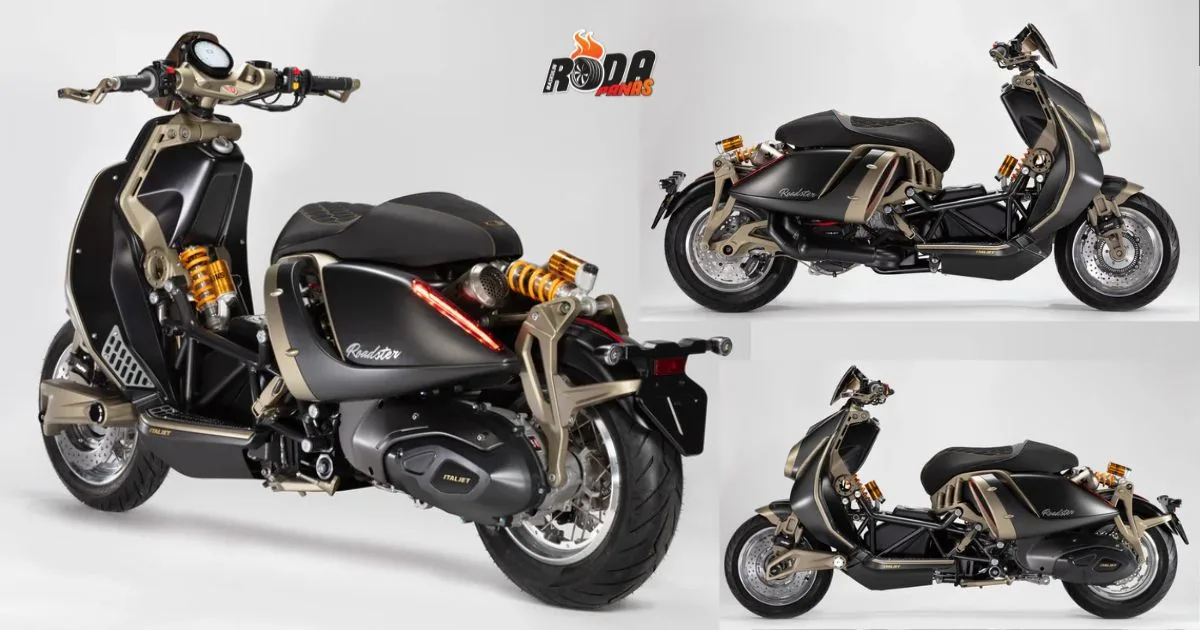 Italjet Roadster 400, Skuter Unik Gabungan Gaya Retro dan Moden