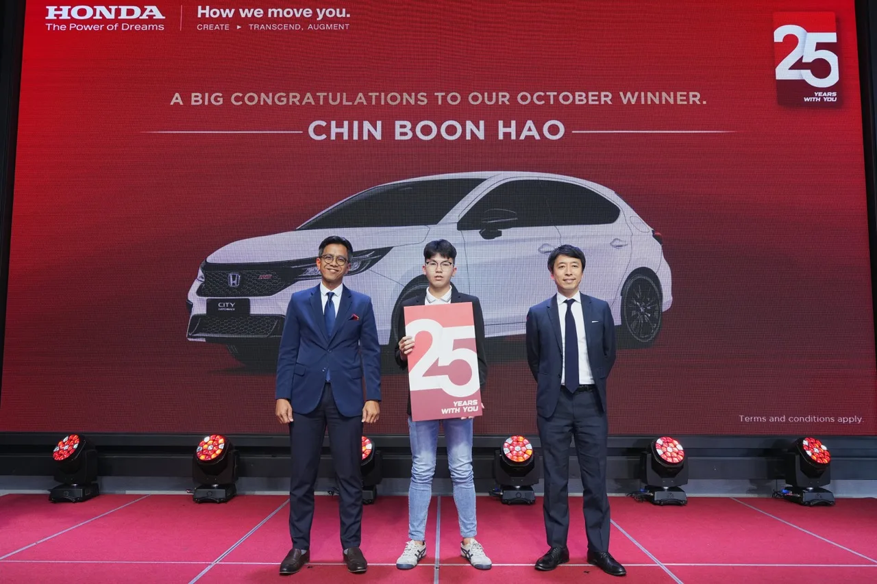Honda Malaysia 25 Tahun Umum 2 Pemenang “Because of You”