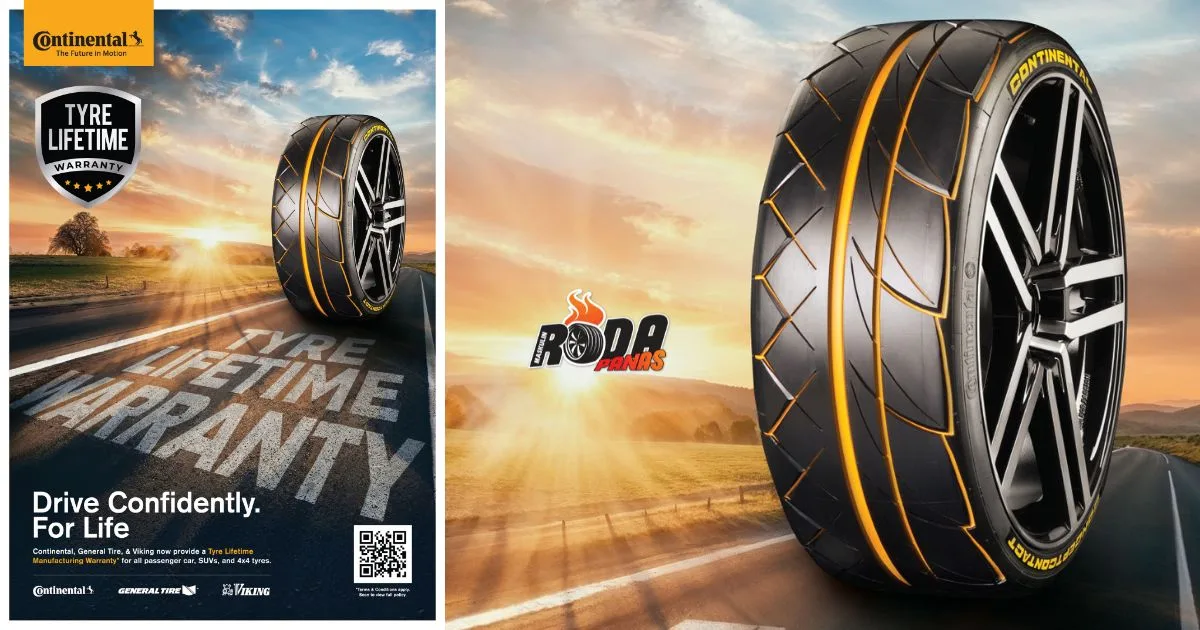 Continental Perkenal Waranti Tayar Sepanjang Hayat