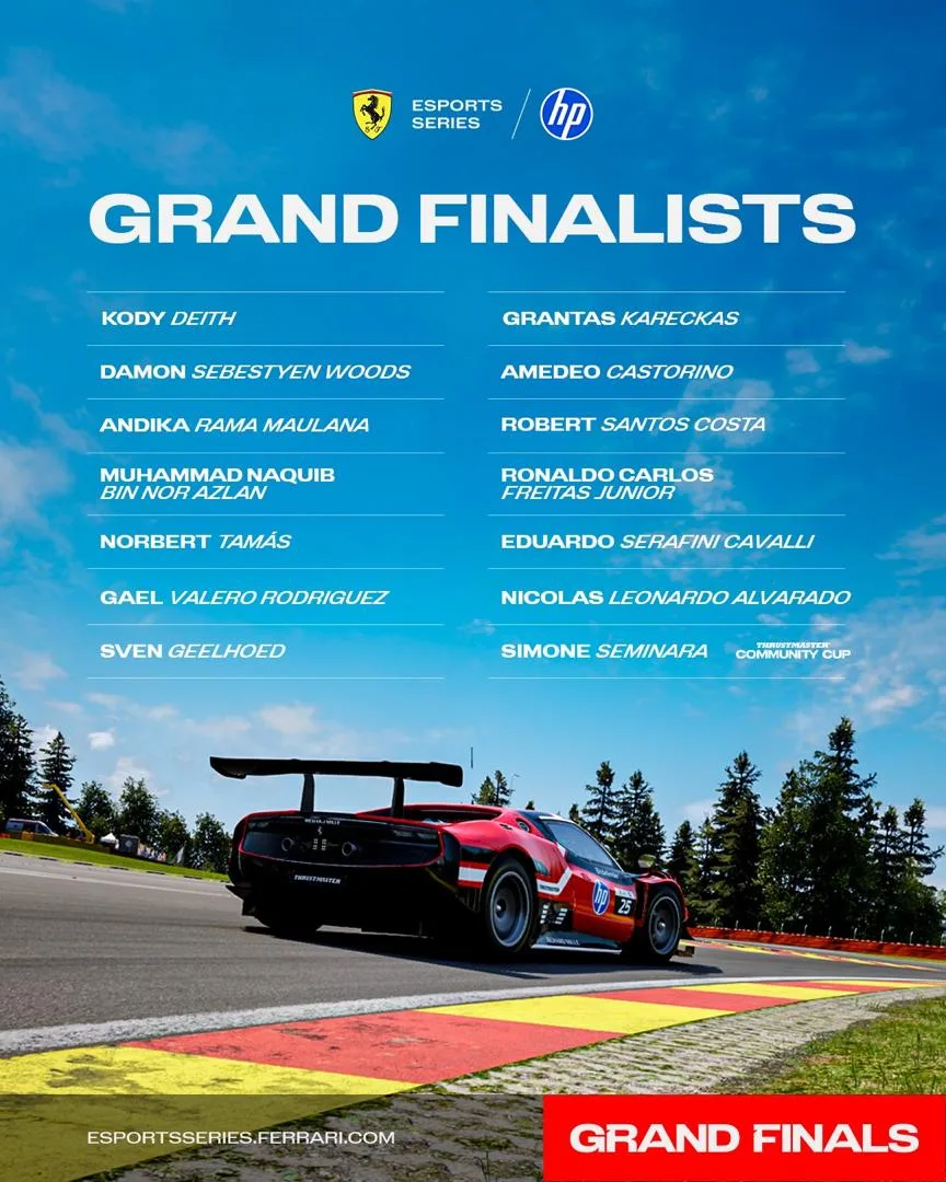 Naquib Azlan Wakil Sulung Malaysia ke Grand Final Ferrari HP Esports Series