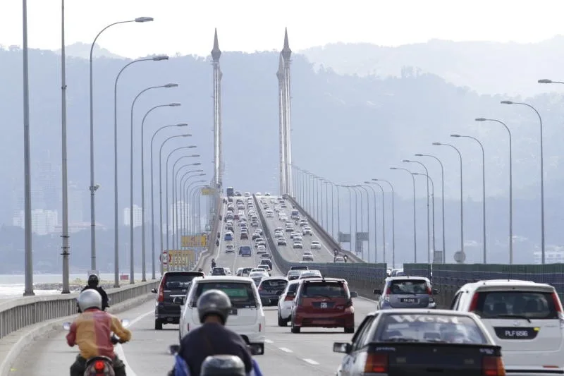 Lebih 2.2 Juta Kenderaan Dijangka Masuk Ke Pulau Pinang