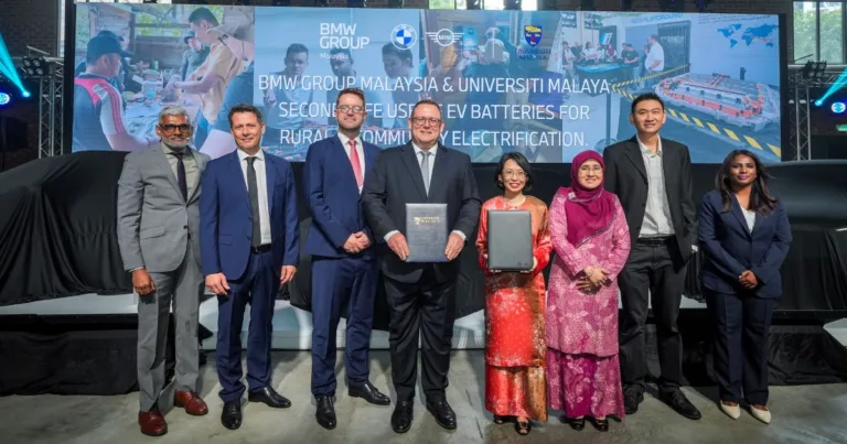 Kerjasama BMW Group Malaysia dan Universiti Malaya ke Arah Penggunaan Semula Bateri EV