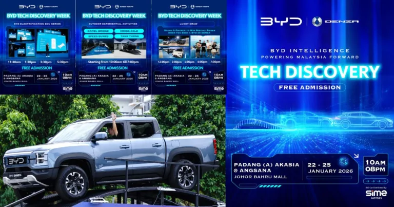 BYD Tech Discovery Singgah di Johor Bahru