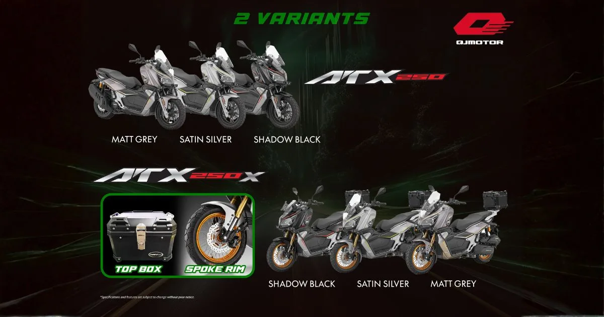 QJMOTOR ATX250, ATX250X Rasmi Dilancarkan di Malaysia, Harga Dari RM12,388