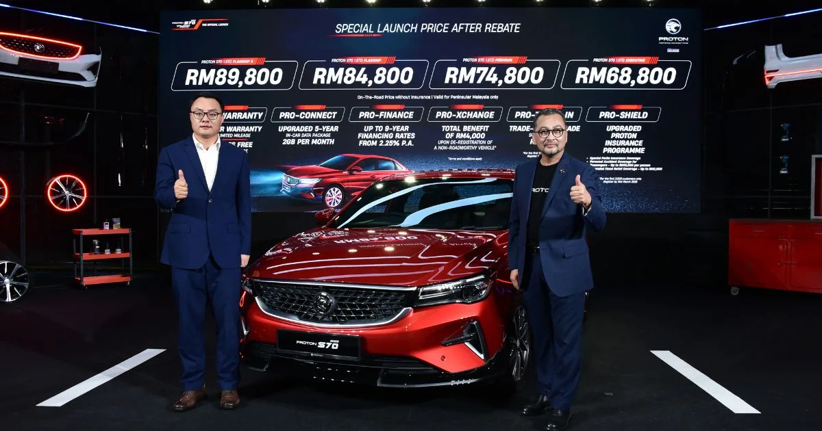 2026 Proton S70 Dengan Enjin Baharu, Bermula RM 68,800