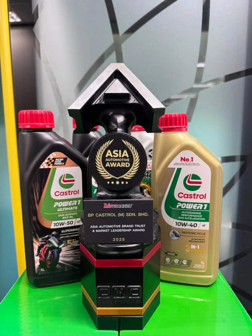 Castrol Malaysia Terima Pengiktirafan Brand Trust Di Asia Automotive Award