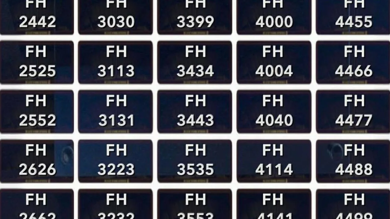 Nombor Pendaftaran Khas FH Dibuka Untuk Bidaan JPJeBid