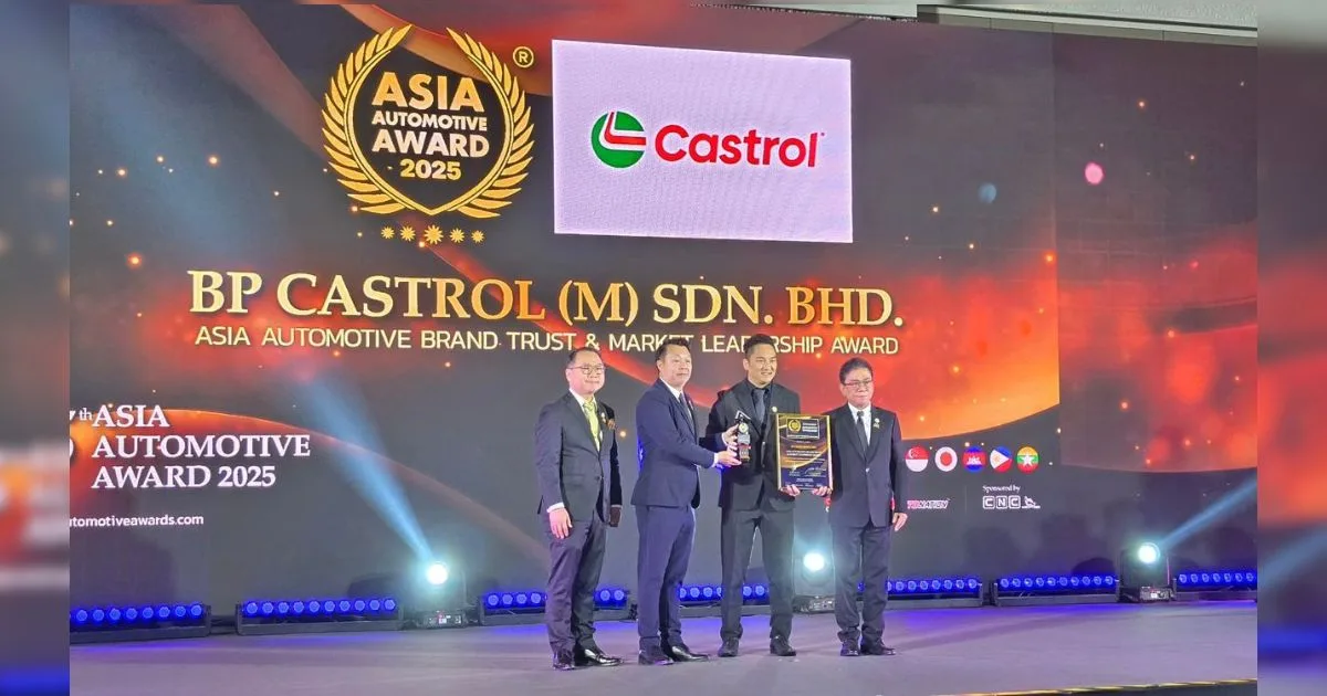 Castrol Malaysia Terima Pengiktirafan Brand Trust Di Asia Automotive Award