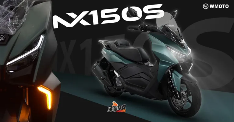WMOTO NX150S Dilancar di Malaysia, Harga RM6688