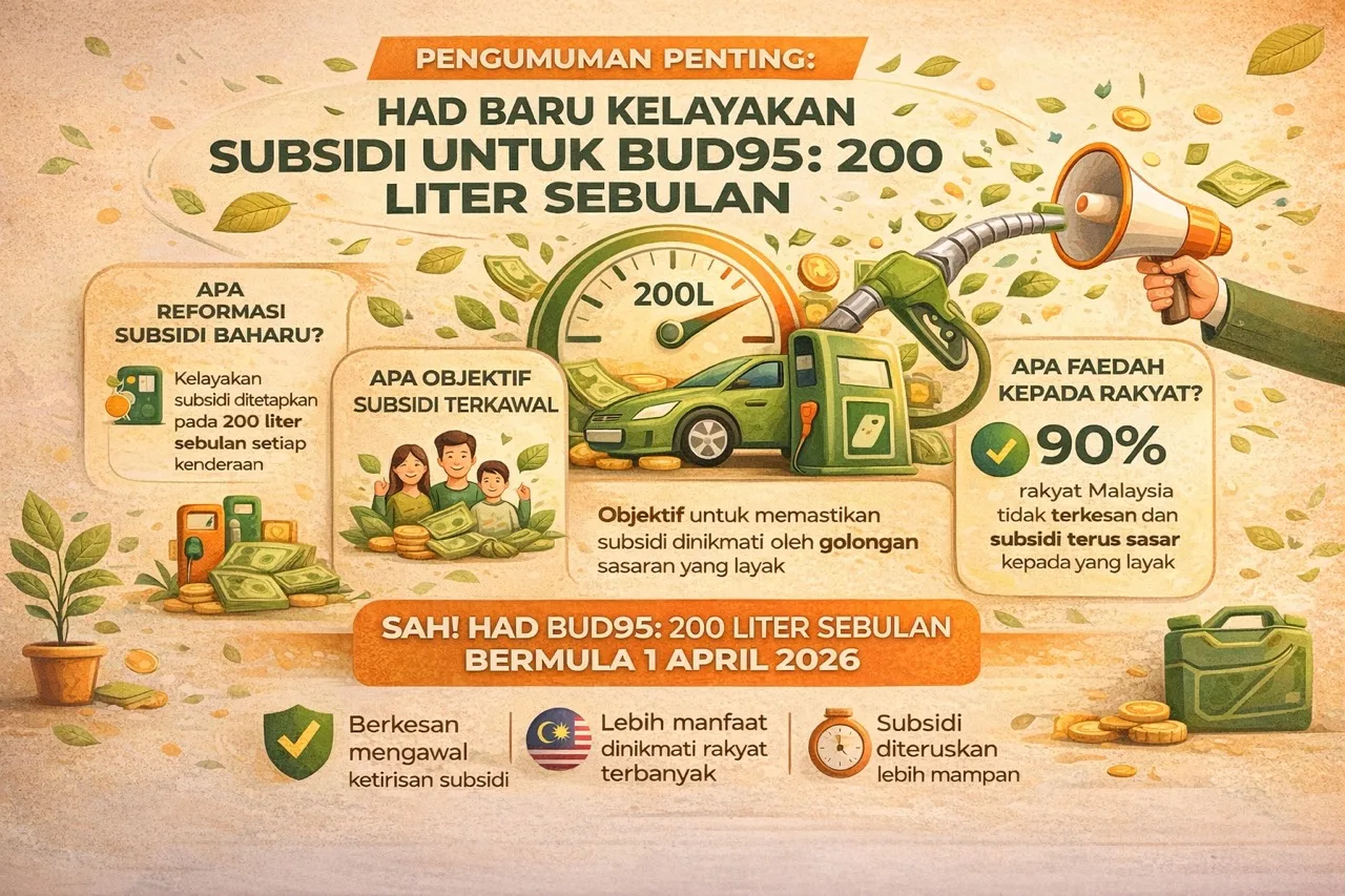 Had BUDI95 200 Liter Sebulan Selaras Penggunaan Sebenar Rakyat Malaysia 7 Had BUDI95 200 Liter Sebulan Selaras Penggunaan Sebenar Rakyat Malaysia