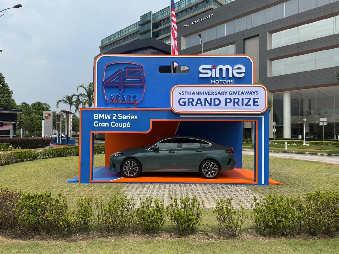 Sime Motors Umum Finalis Cabutan Bertuah 45 Tahun, BMW 218i Gran Coupé Sport Menanti Pemenang