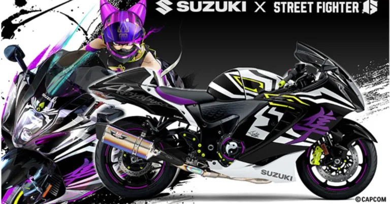 “Hayabusa Tuned by JURI” Kolaborasi Unik Suzuki dan Street Fighter 6