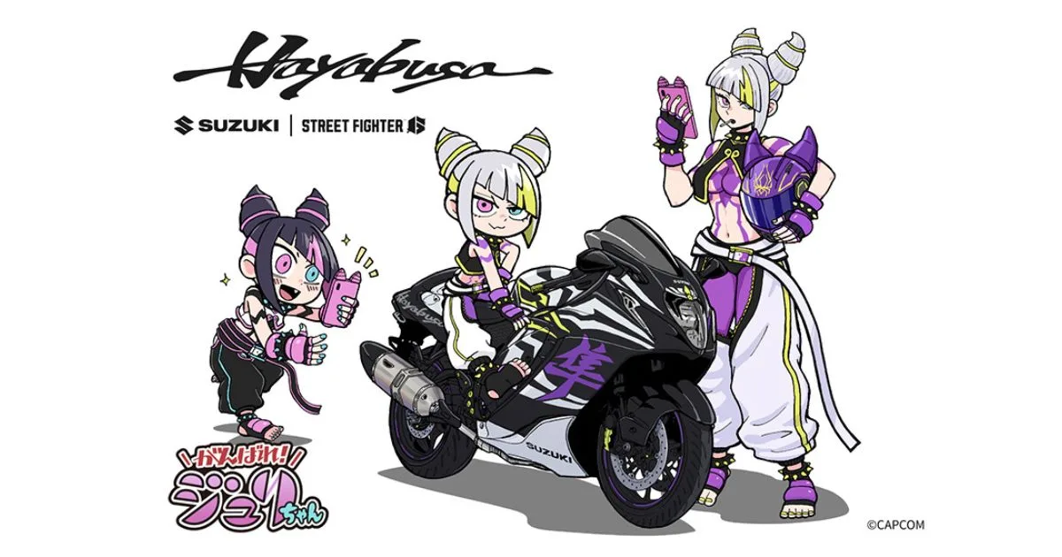 “Hayabusa Tuned by JURI” Kolaborasi Unik Suzuki dan Street Fighter 6